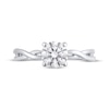 Thumbnail Image 4 of Solitaire Semi-Mount Twist Engagement Ring Setting 14K White Gold