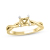 Thumbnail Image 0 of Solitaire Semi-Mount Twist Engagement Ring Setting 14K Yellow Gold