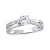 Thumbnail Image 2 of Semi-Mount Engagement Ring Setting 1/4 ct tw Diamonds 14K White Gold