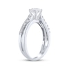 Thumbnail Image 3 of Semi-Mount Engagement Ring Setting 1/4 ct tw Diamonds 14K White Gold