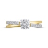 Thumbnail Image 4 of Semi-Mount Engagement Ring Setting 1/4 ct tw Diamonds 14K Yellow Gold