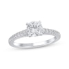 Thumbnail Image 1 of Semi-Mount Engagement Ring Setting 1/4 ct tw Diamonds 14K White Gold