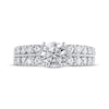 Thumbnail Image 3 of Semi-Mount Milgrain Engagement Ring Setting 1 ct tw Diamonds 14K White Gold