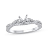 Thumbnail Image 0 of Semi-Mount Twist Engagement Ring Setting 1/4 ct tw Diamonds 14K White Gold