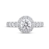 Thumbnail Image 3 of Semi-Mount Halo Engagement Ring Setting 1 ct tw Diamonds 14K White Gold