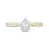 Thumbnail Image 3 of Pear-Shaped Diamond Engagement Ring 1/3 ct tw 14K Two-Tone Gold