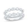 Thumbnail Image 1 of Marquise & Round-Cut Diamond Enhancer Ring 1-1/2 ct tw 14K White Gold