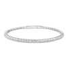 Thumbnail Image 0 of Diamond Flex Bangle Bracelet 1/2 ct tw 10K White Gold