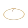 Thumbnail Image 0 of Solid Herringbone Chain Anklet 3mm 10K Yellow Gold 10"