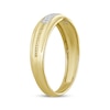 Thumbnail Image 2 of Men's Diamond Two-Row Band 1/10 ct tw 10K Yellow Gold