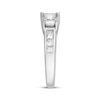 Thumbnail Image 2 of Emerald-Cut Diamond Three-Stone Engagement Ring 1/2 ct tw 14K White Gold