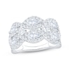 Thumbnail Image 1 of Lab-Grown Diamonds by KAY Marquise & Round-Cut Multi-Row Twist Ring 2 ct tw 14K White Gold