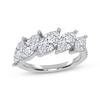 Thumbnail Image 1 of Lab-Grown Diamonds by KAY Marquise-Cut Tilted Ring 2 ct tw 14K White Gold