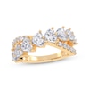 Thumbnail Image 1 of Lab-Grown Diamonds by KAY Heart-Shaped & Round-Cut Crossover Ring 2 ct tw 14K Yellow Gold