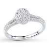 Thumbnail Image 1 of Diamond Ring 1/4 ct tw Round-cut 10K White Gold