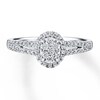 Thumbnail Image 4 of Diamond Ring 1/4 ct tw Round-cut 10K White Gold