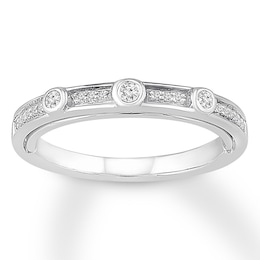 &quot;Forever&quot; Diamond Ring 1/10 ct tw Round-cut Sterling Silver