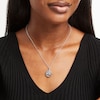 Thumbnail Image 3 of Hallmark Diamonds Necklace 1/20 ct tw Sterling Silver & 10K Rose Gold 18&quot;