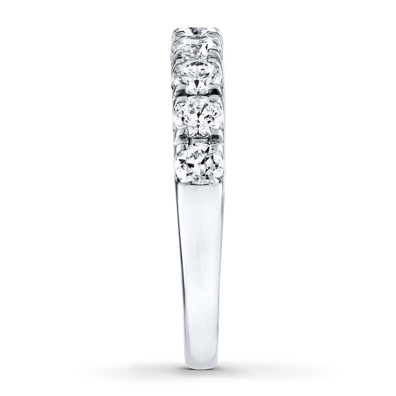 Main Image 3 of THE LEO Diamond Anniversary Ring 1 ct tw Round-cut 14K White Gold