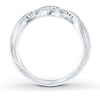 Thumbnail Image 2 of THE LEO Diamond Wedding Band 1/4 ct tw Round-cut 14K White Gold