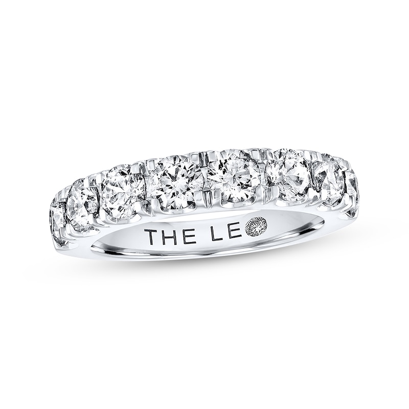 THE LEO Diamond Anniversary Ring 2 ct tw Round-cut 14K White Gold