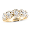 Thumbnail Image 1 of THE LEO Diamond Anniversary Ring 1-1/2 ct tw Round-cut 14K Yellow Gold