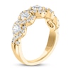 Thumbnail Image 2 of THE LEO Diamond Anniversary Ring 1-1/2 ct tw Round-cut 14K Yellow Gold