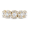 Thumbnail Image 3 of THE LEO Diamond Anniversary Ring 1-1/2 ct tw Round-cut 14K Yellow Gold