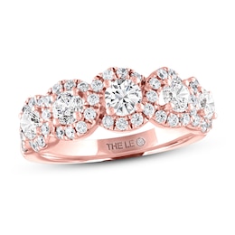 THE LEO Diamond Anniversary Ring 1-1/2 ct tw Round-cut 14K Rose Gold