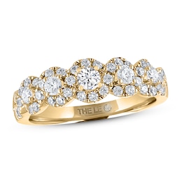 THE LEO Diamond Anniversary Ring 3/4 ct tw Round-cut 14K Yellow Gold