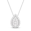 Thumbnail Image 1 of Lab-Grown Diamonds by KAY Necklace 1 ct tw 14K White Gold 18&quot;