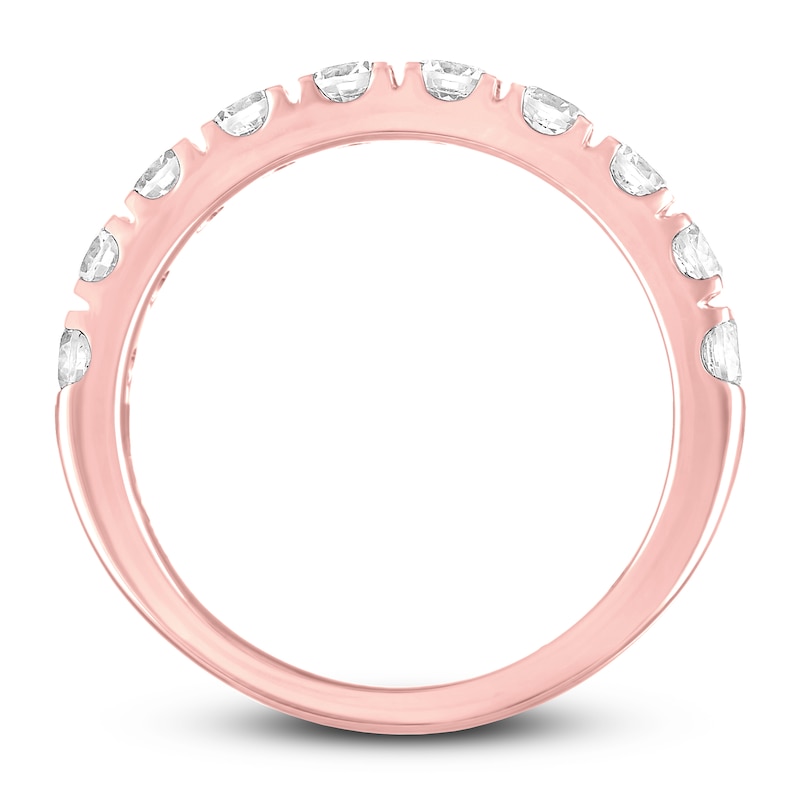 THE LEO Diamond Anniversary Ring 1 ct tw Round-cut 14K Rose Gold
