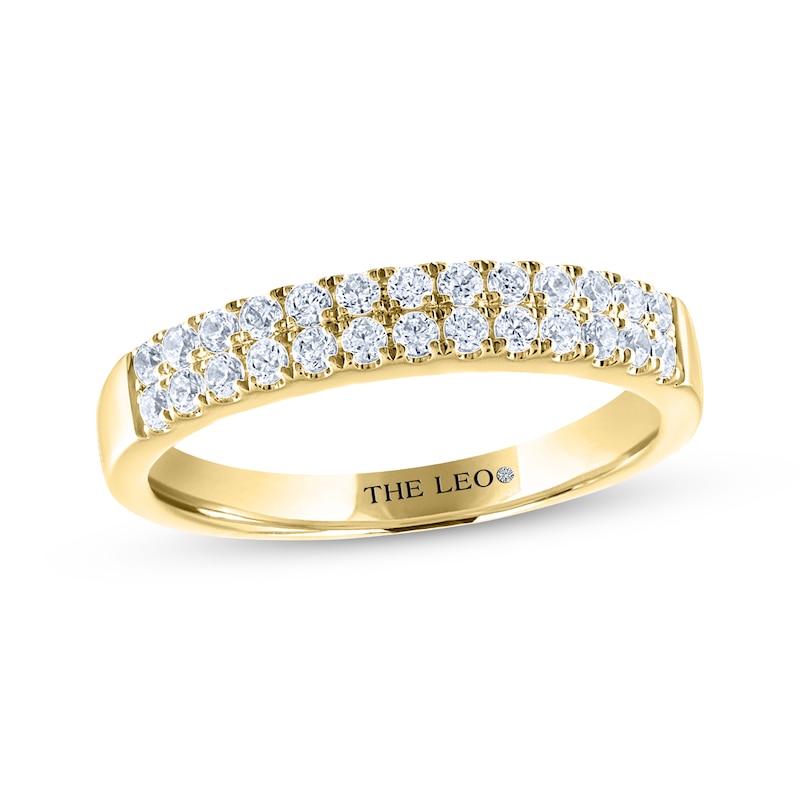 Main Image 1 of THE LEO Diamond Anniversary Band 3/8 ct tw Round-cut 14K Yellow Gold