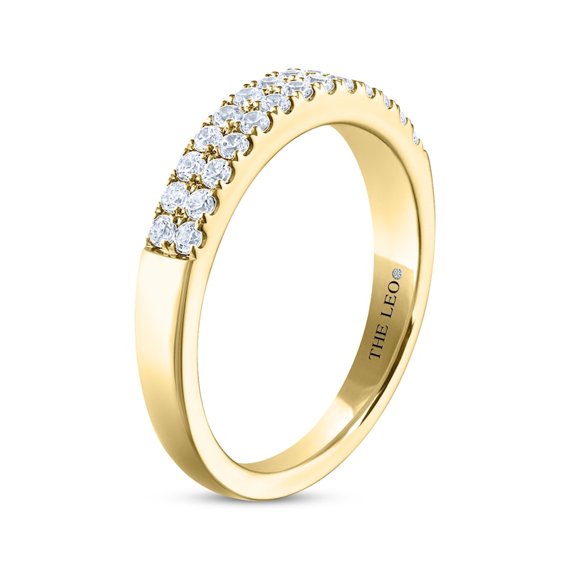 Main Image 2 of THE LEO Diamond Anniversary Band 3/8 ct tw Round-cut 14K Yellow Gold