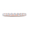 Thumbnail Image 3 of THE LEO Diamond Anniversary Ring 1/2 ct tw Round-cut 14K Rose Gold