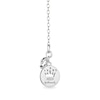 Thumbnail Image 1 of Hallmark Diamonds "Believe" Necklace 1/5 ct tw Round-Cut Sterling Silver & 10K Rose Gold 18"
