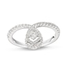 Thumbnail Image 0 of Love Entwined Diamond Ring 1/3 ct tw Round-cut 10K White Gold