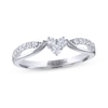 Thumbnail Image 1 of THE LEO Diamond Anniversary Band 1/5 ct tw Round-cut 14K White Gold