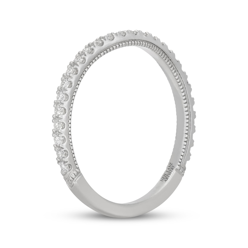 Neil Lane Artistry Lab-Created Diamond Curved Wedding Band 1/3 ct tw 14K White Gold