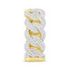 Thumbnail Image 1 of Men's Diamond Curb Chain Ring 1/2 ct tw 10K Yellow Gold