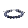 Thumbnail Image 1 of Men's Sodalite Bead Bolo Bracelet Stainless Steel 10.5&quot;