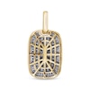 Thumbnail Image 3 of Men's Diamond Dog Tag Charm 1-1/2 ct tw 10K Yellow Gold