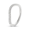 Thumbnail Image 2 of THE LEO First Light Diamond Contour Wedding Band 1/5 ct tw 14K White Gold