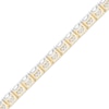 Thumbnail Image 2 of Lab-Grown Diamonds by KAY Tennis Bracelet 7 ct tw 10K Yellow Gold 7.25"