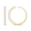 Thumbnail Image 0 of Lab-Grown Diamonds by KAY Hoop Earrings 4 ct tw 10K Yellow Gold