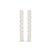 Thumbnail Image 1 of Lab-Grown Diamonds by KAY Hoop Earrings 4 ct tw 10K Yellow Gold