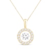 Thumbnail Image 1 of Unstoppable Love Lab-Grown Diamond Necklace 1-1/2 ct tw 10K Yellow Gold 18&quot;