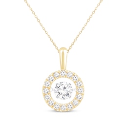 Unstoppable Love Lab-Grown Diamond Necklace 1-1/2 ct tw 10K Yellow Gold 18&quot;