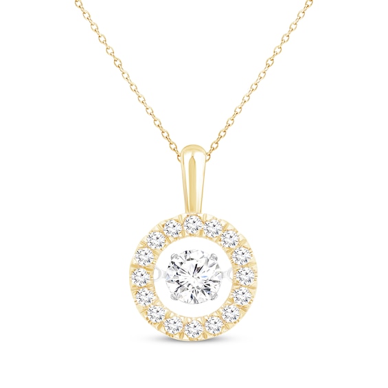 Unstoppable Love Lab-Created Diamond Necklace 1-1/2 ct tw 10K Yellow Gold 18"