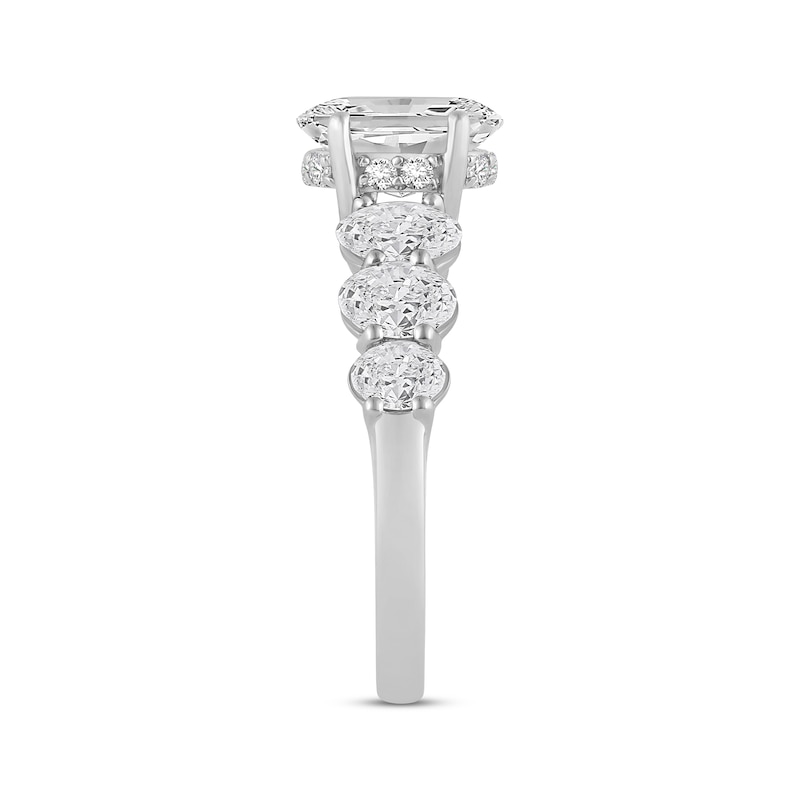 Lab-Grown Diamonds by KAY Oval-Cut Engagement Ring 3 ct tw 14K White Gold